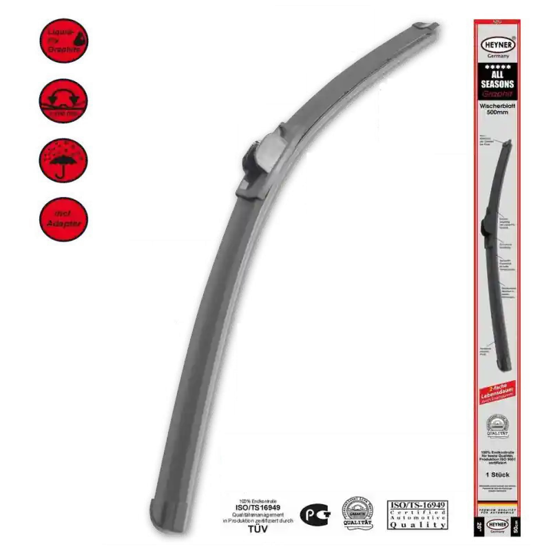 Levný Sada přesných flat stěračů 71+53cm SLOT MERCEDES GL, ML, R HEYNER