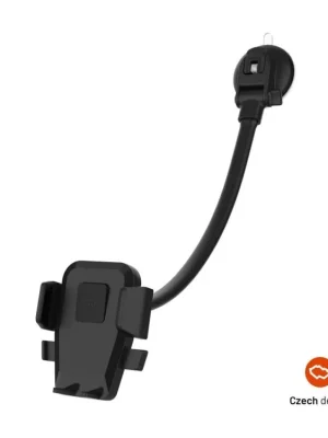 Držák FIXED Iconiq Flex XL na sklo nebo na palubní desku, černý Tovární Cena