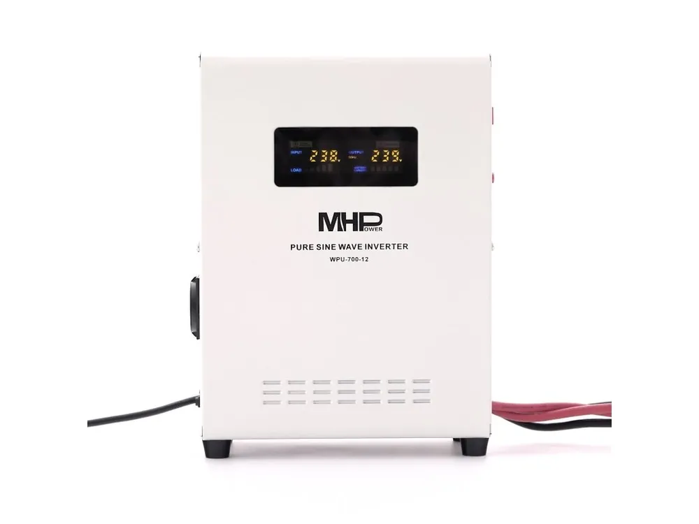Napěťový měnič MHPower WPU-700-12 záložní zdroj, UPS, 700W, čistý sinus, 12V Dokud Zásoby Vydrží