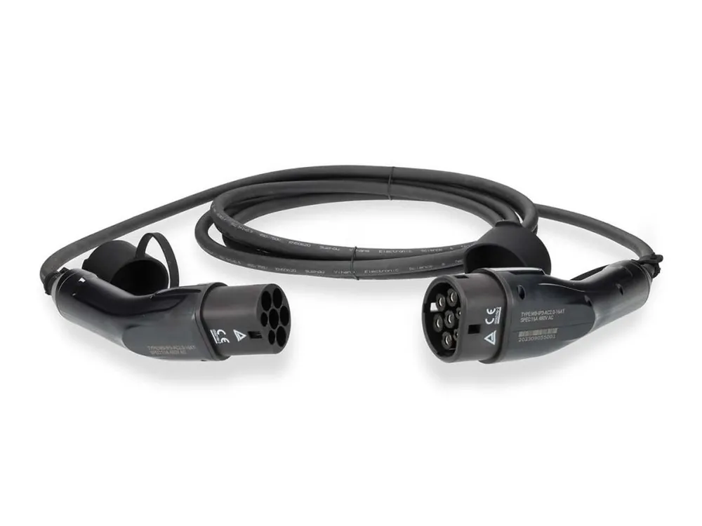Kup Teď Kabel Nedis elektrického vozidla/ kabel typ 2/ 32 A/ 22000 W/ 3-fázový/ černý/ box/ 5 m