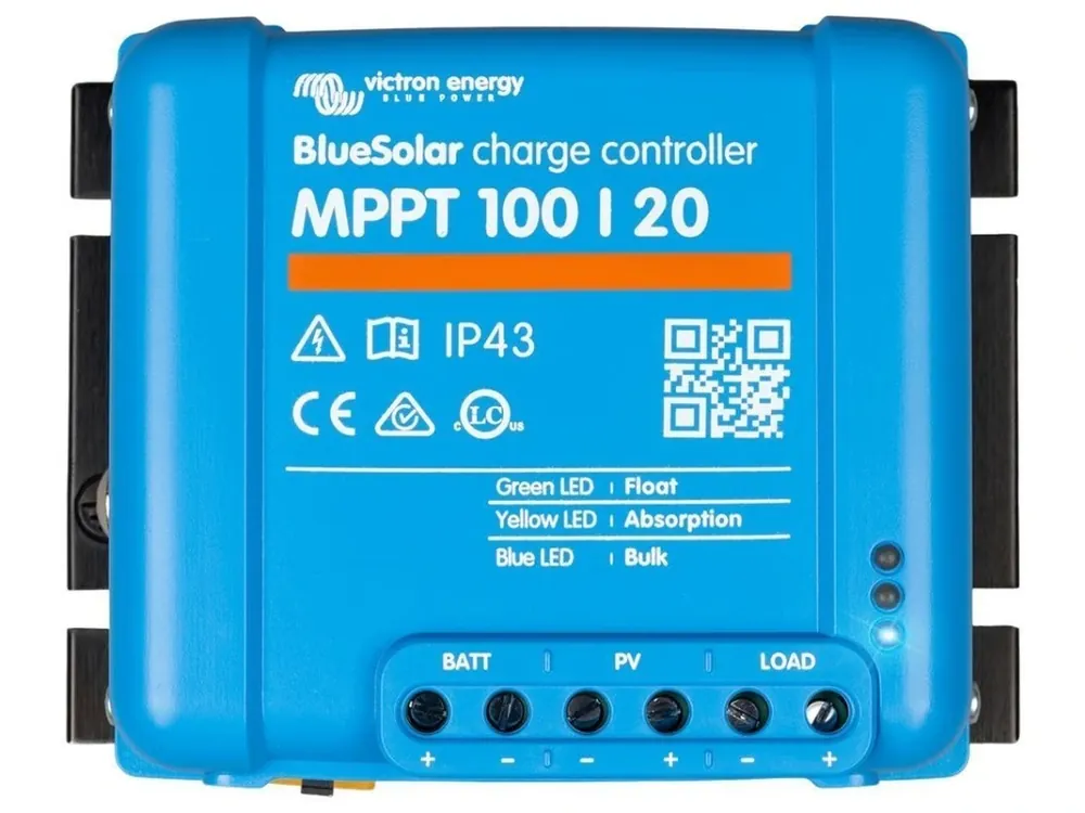 Regulátor Victron energy BlueSolar 100/20 MPPT solární, 12/24/48V, 20A, vstup 100V Speciální Cena