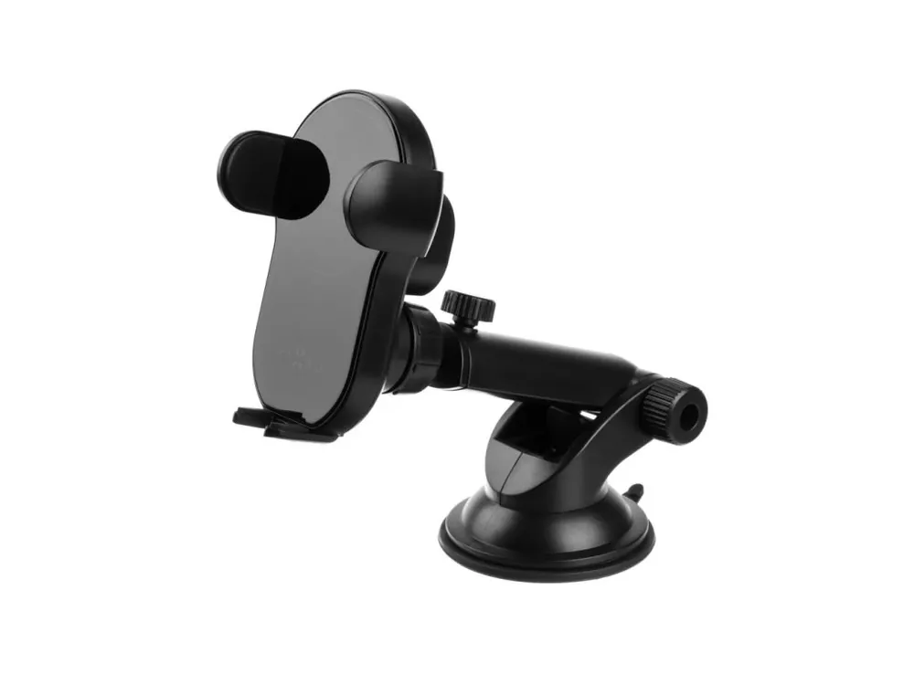 Cenový Hit Držák FIXED s rychlým bezdrátovým nabíjením Matic XL na sklo nebo palubní desku, 15W, černý